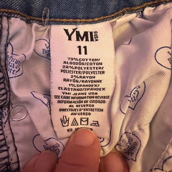 YMI, women’s denim shorts, size 11 - Picture 5 of 5